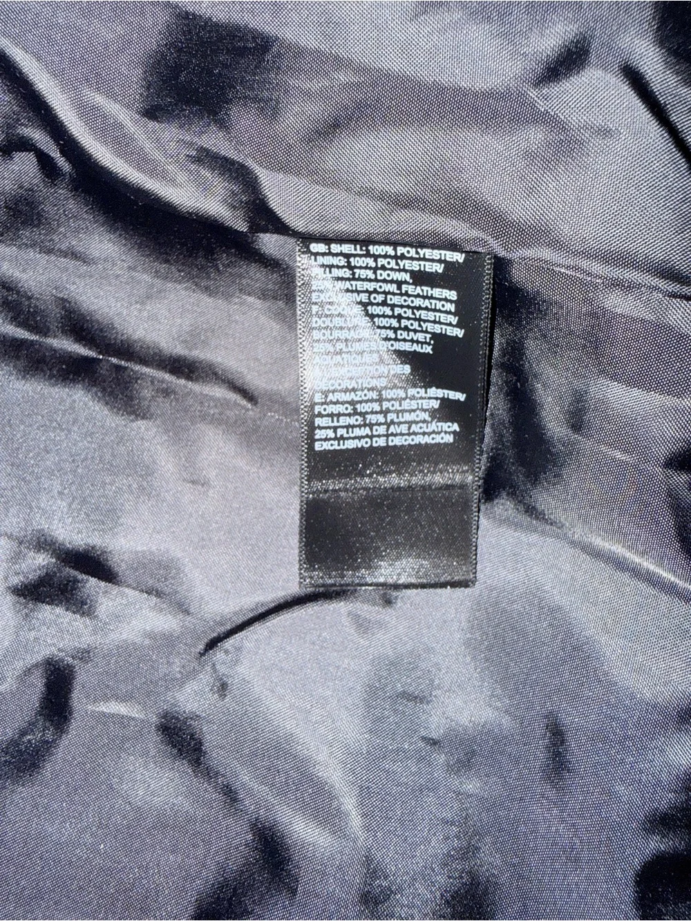 The North Face Black Hooded Rain Coat